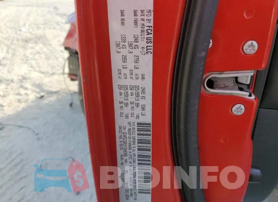 3C4PDCGB1HT648358 Photo# 10