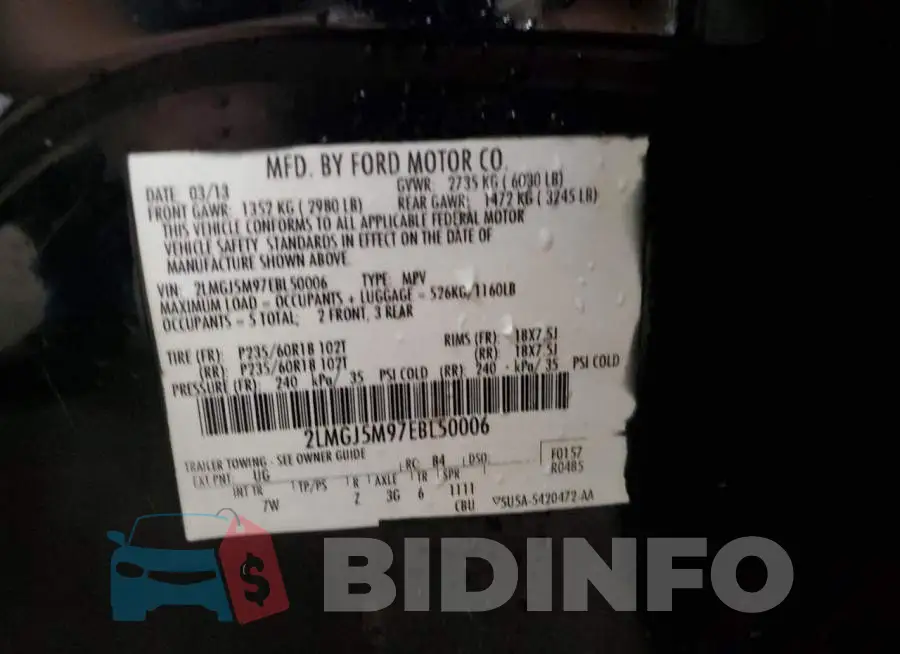 2LMGJ5M97EBL50006 Photo# 12
