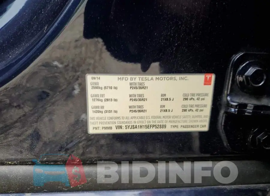 5YJSA1H15EFP52889 Photo# 12