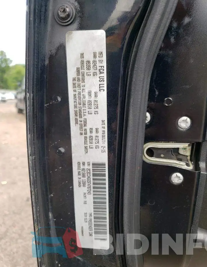 2C3CCAGG5FH787243 Photo# 13
