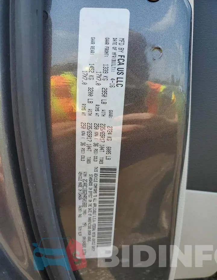 2C4RC1BG2HR501682 Photo# 13