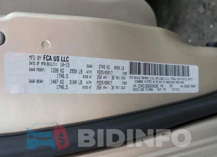 2C4RC1BG6GR205305 Photo# 13