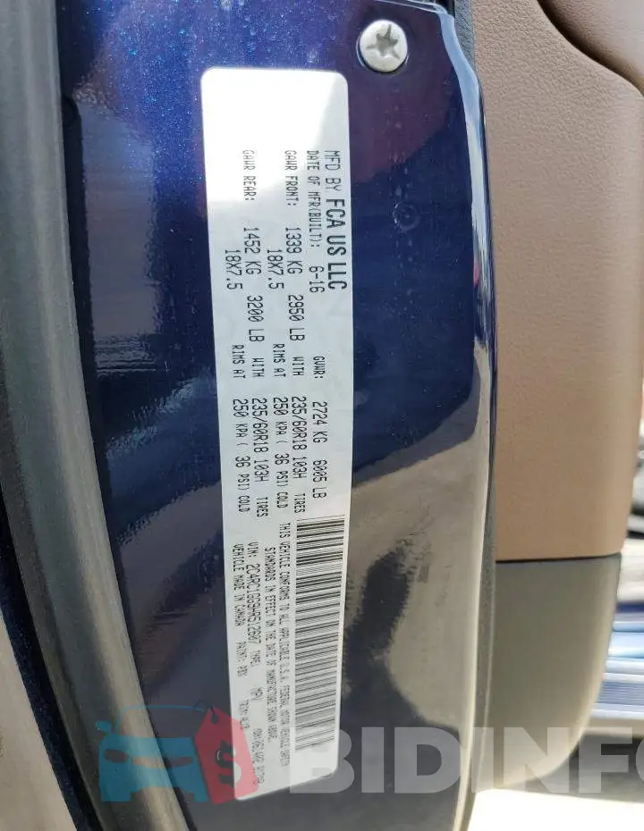 2C4RC1GG9HR512607 Photo# 13