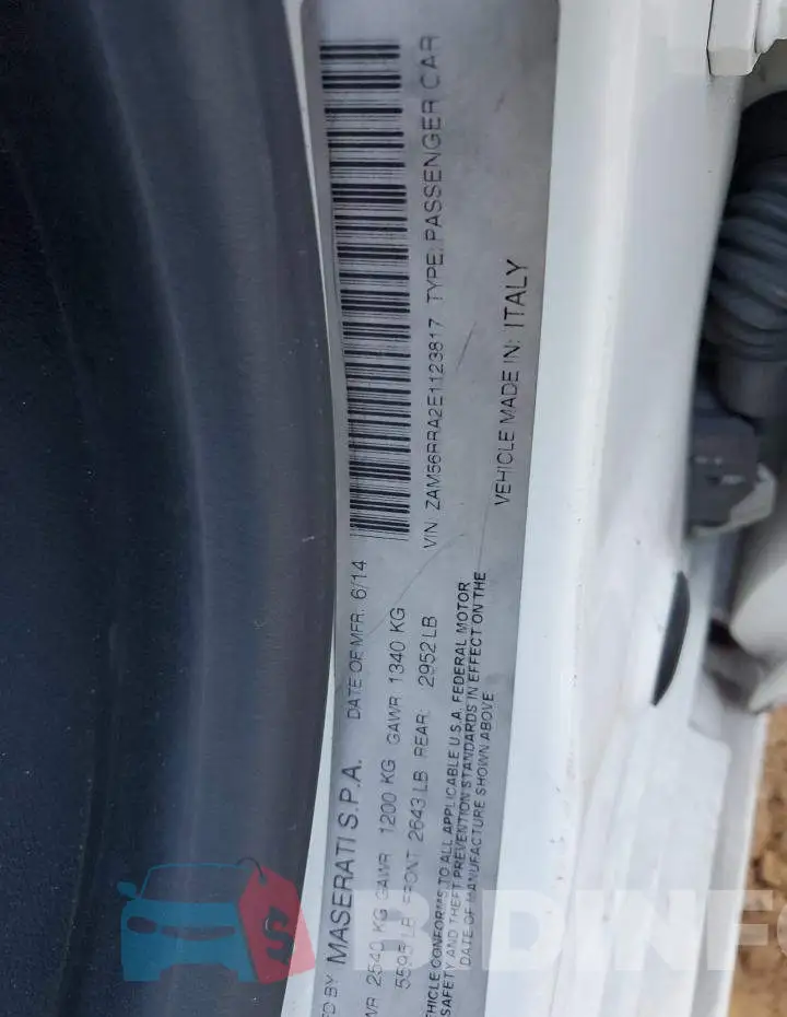 ZAM56RRA2E1123817 Photo# 12