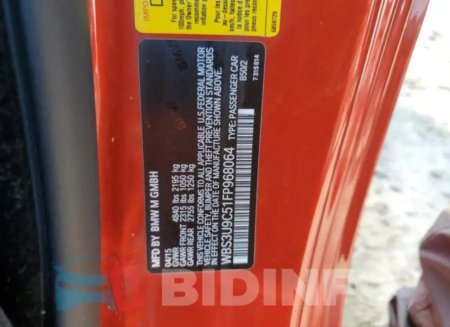 WBS3U9C51FP968064 Photo# 13