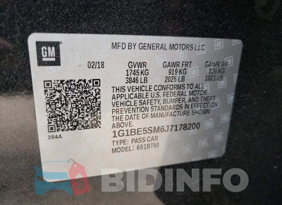 1G1BE5SM6J7178200 Photo# 12