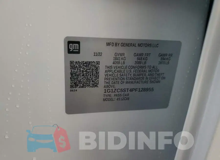 1G1ZC5ST4PF128955 Photo# 13