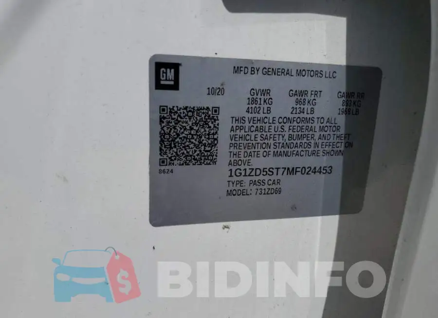 1G1ZD5ST7MF024453 Photo# 13