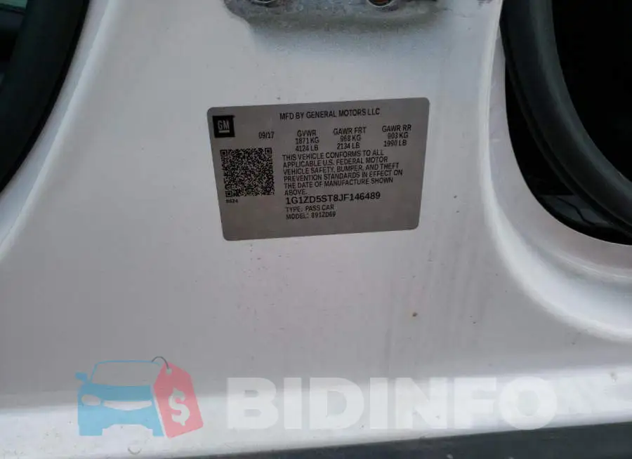 1G1ZD5ST8JF146489 Photo# 12