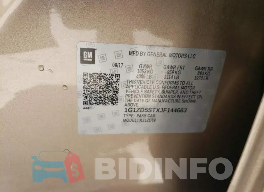 1G1ZD5STXJF144663 Photo# 12