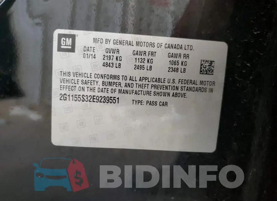 2G1155S32E9239551 Photo# 12