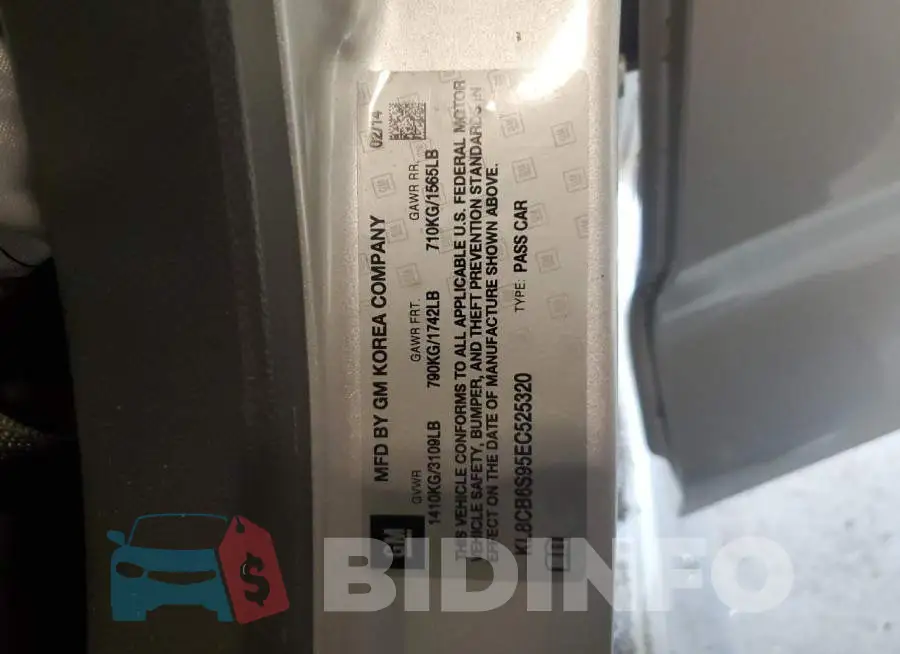 KL8CB6S95EC525320 Photo# 12