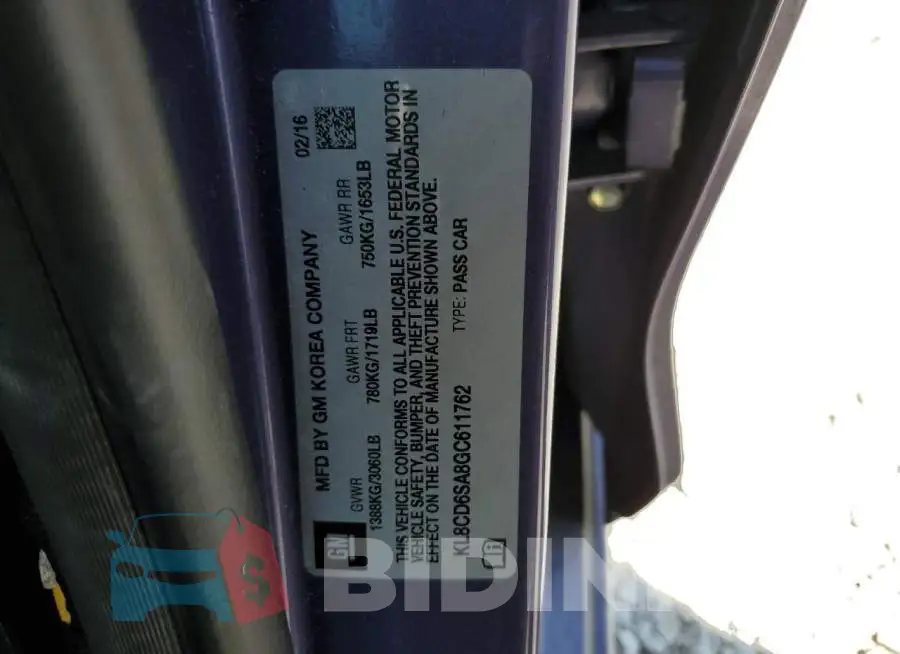 KL8CD6SA8GC611762 Photo# 12