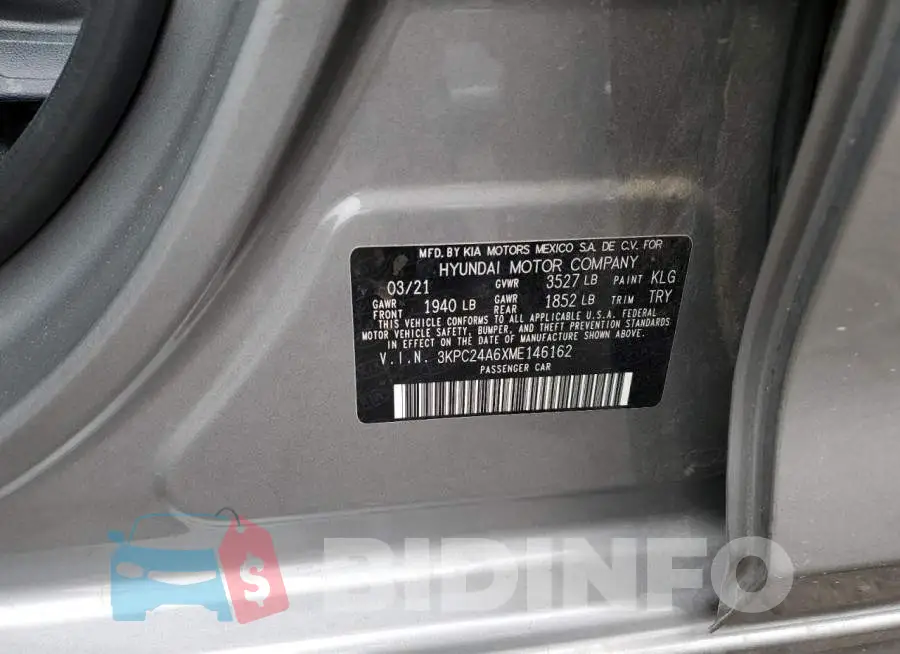 3KPC24A6XME146162 Photo# 13