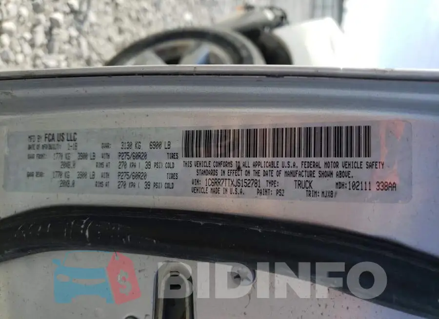 1C6RR7TTXJS152781 Photo# 12