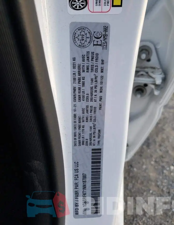 1C6SRFKT1NN187887 Photo# 12
