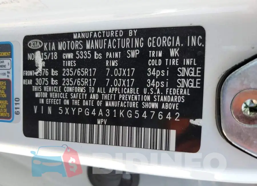 5XYPG4A31KG547642 Photo# 13