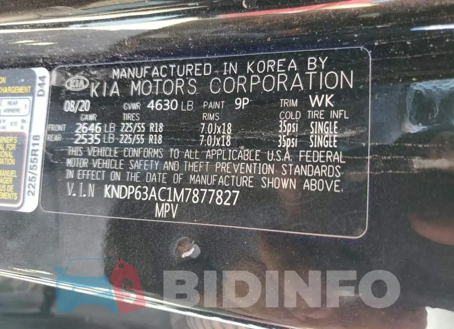 KNDP63AC1M7877827 Photo# 12