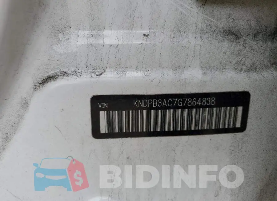 KNDPB3AC7G7864838 Photo# 13