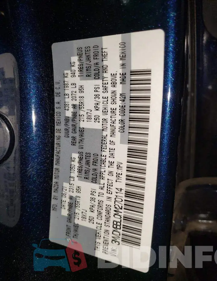 3MVDMBBL0MM270114 Photo# 12