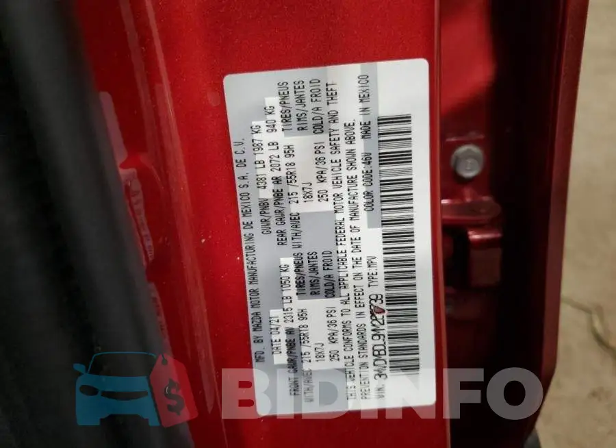 3MVDMBDL9MM263739 Photo# 12