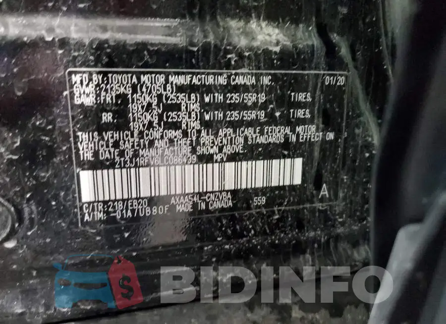 2T3J1RFV6LC086439 Photo# 12