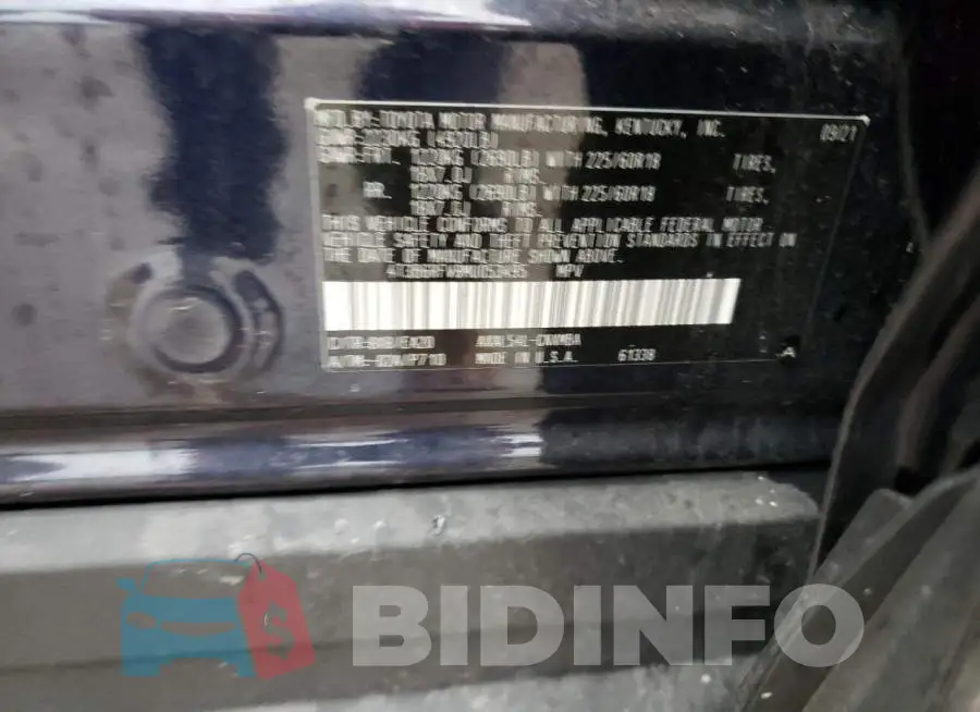 4T3B6RFV8MU053495 Photo# 12