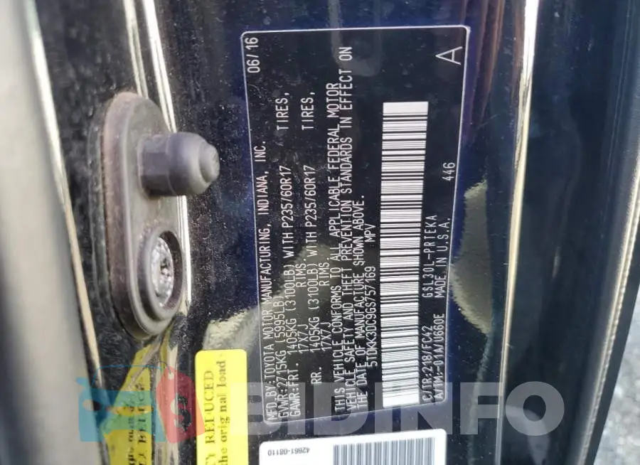 5TDKK3DC9GS757169 Photo# 14