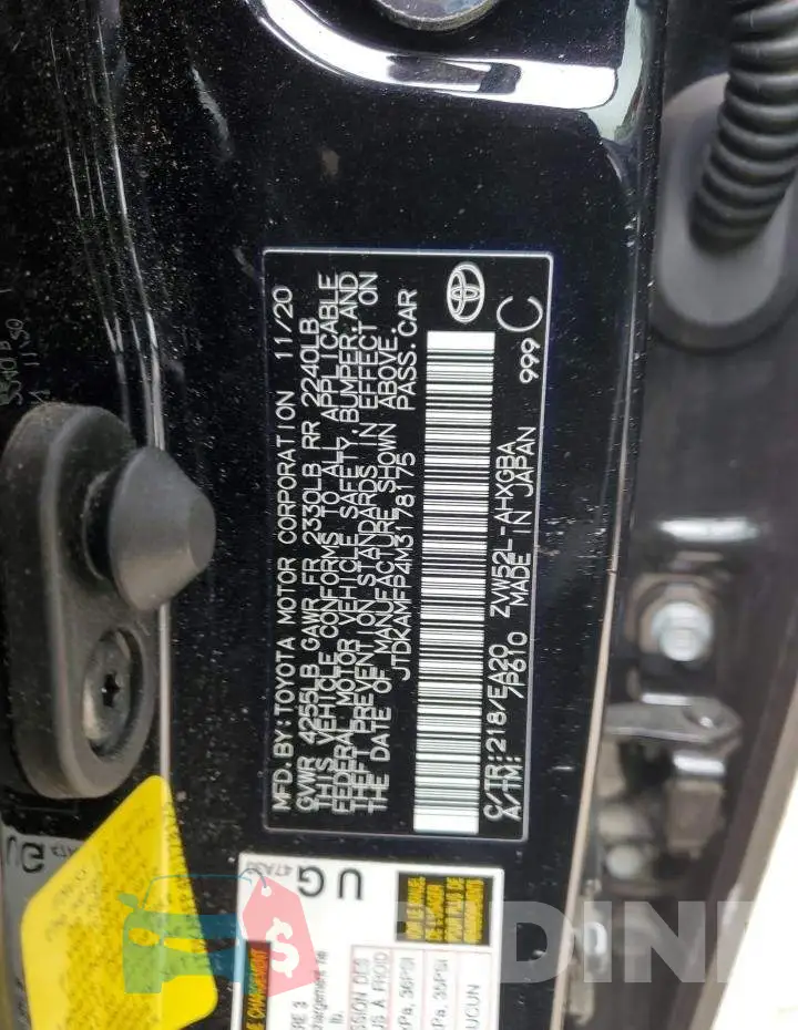 JTDKAMFP4M3178175 Photo# 13