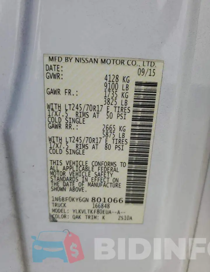 1N6BF0KY6GN801066 Photo# 13