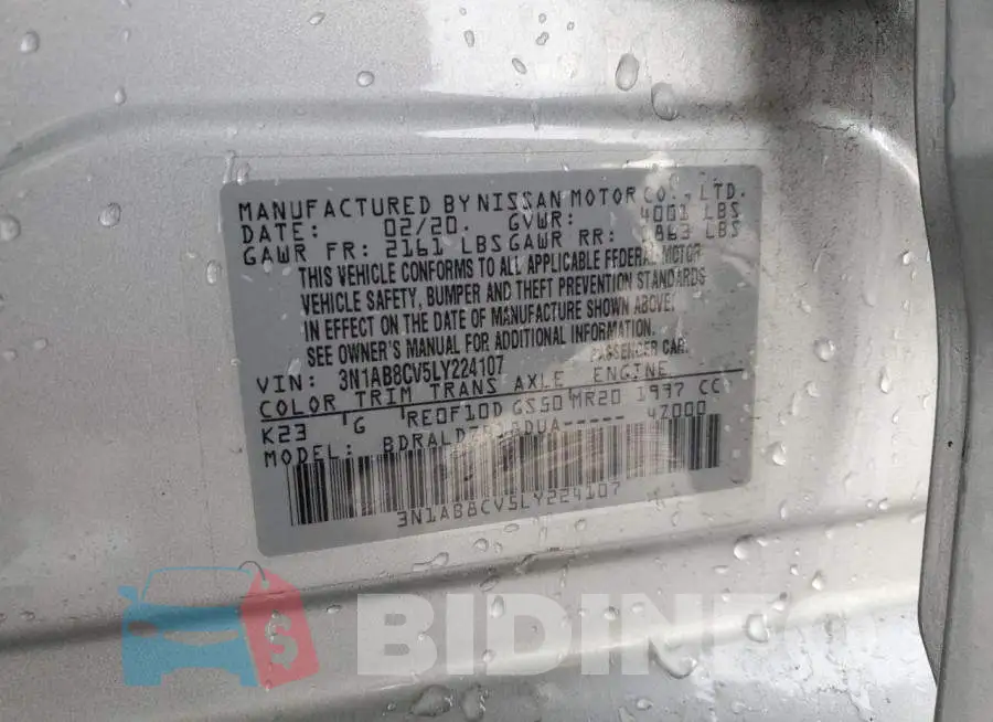 3N1AB8CV5LY224107 Photo# 12