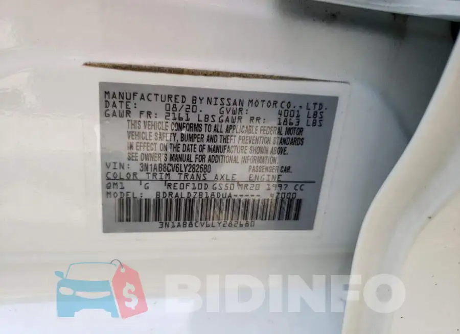 3N1AB8CV6LY282680 Photo# 12