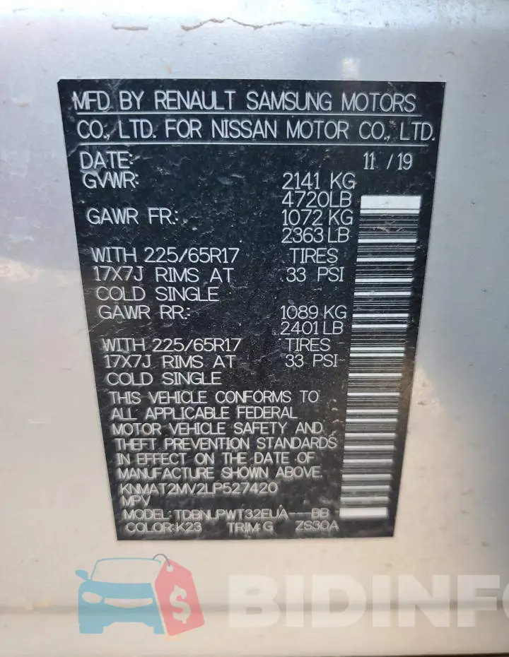 KNMAT2MV2LP527420 Photo# 12