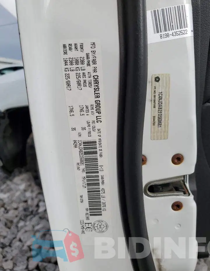 1C4NJDAB2ED568681 Photo# 12