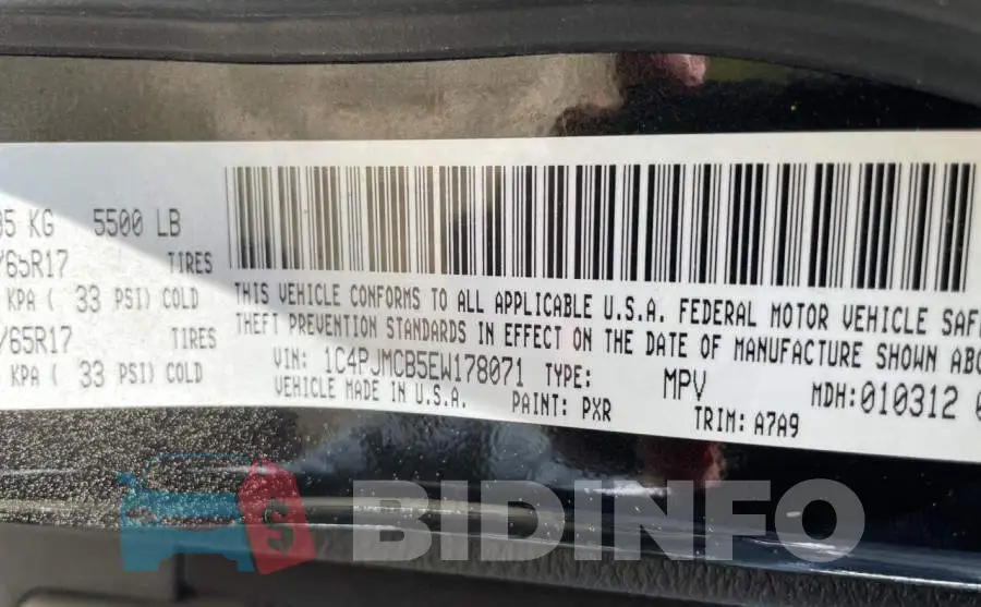 1C4PJMCB5EW178071 Photo# 10