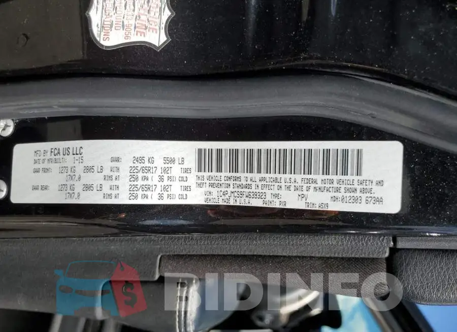 1C4PJMCS9FW639323 Photo# 13