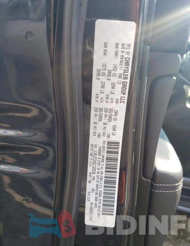 1C4RJFCGXEC122239 Photo# 12