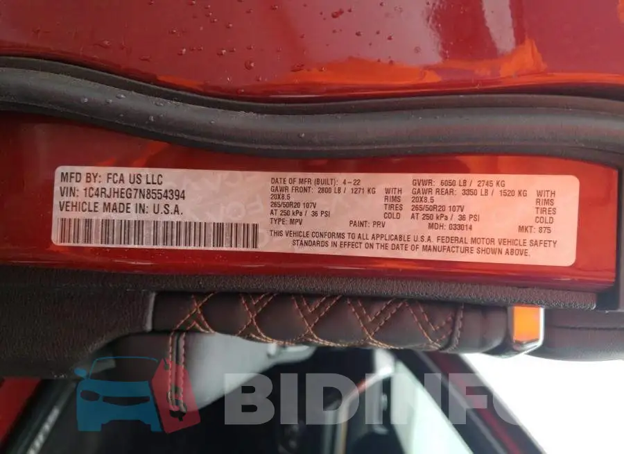 1C4RJHEG7N8554394 Photo# 14