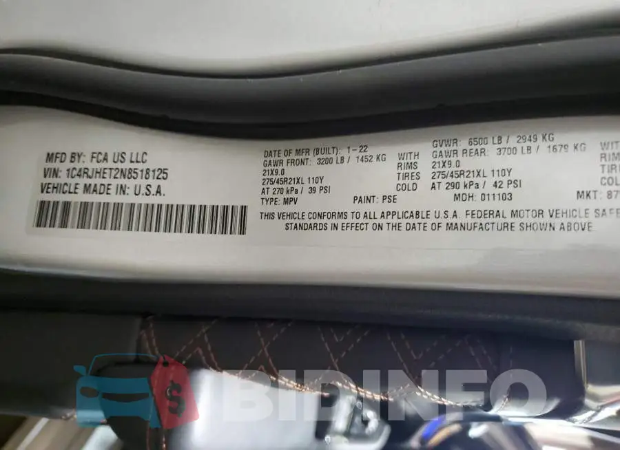 1C4RJHET2N8518125 Photo# 13