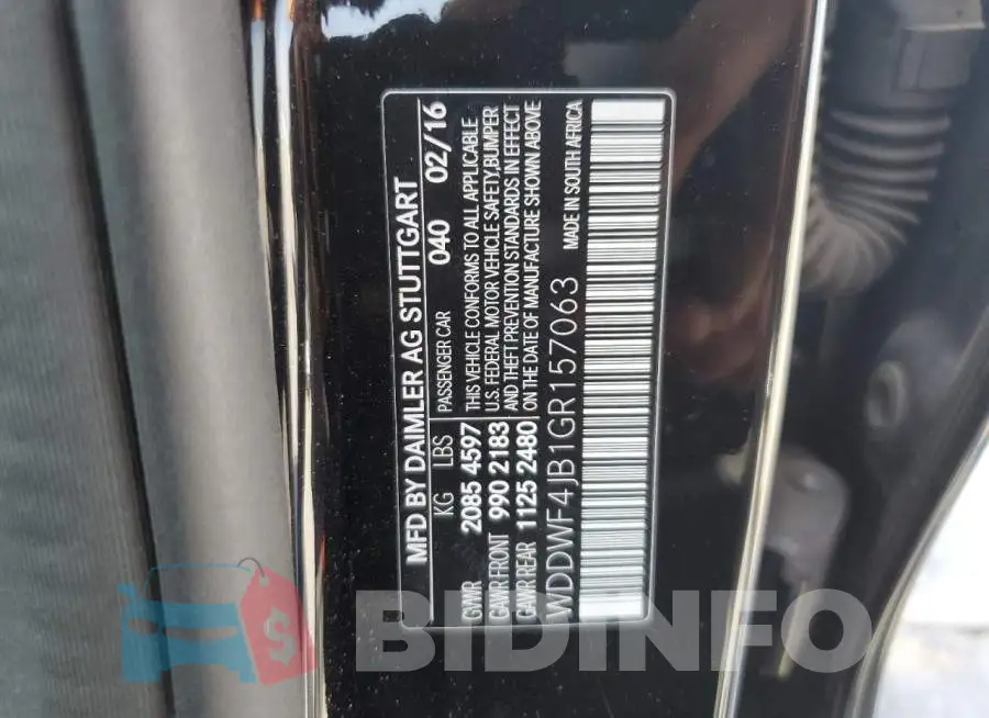 WDDWF4JB1GR157063 Photo# 12