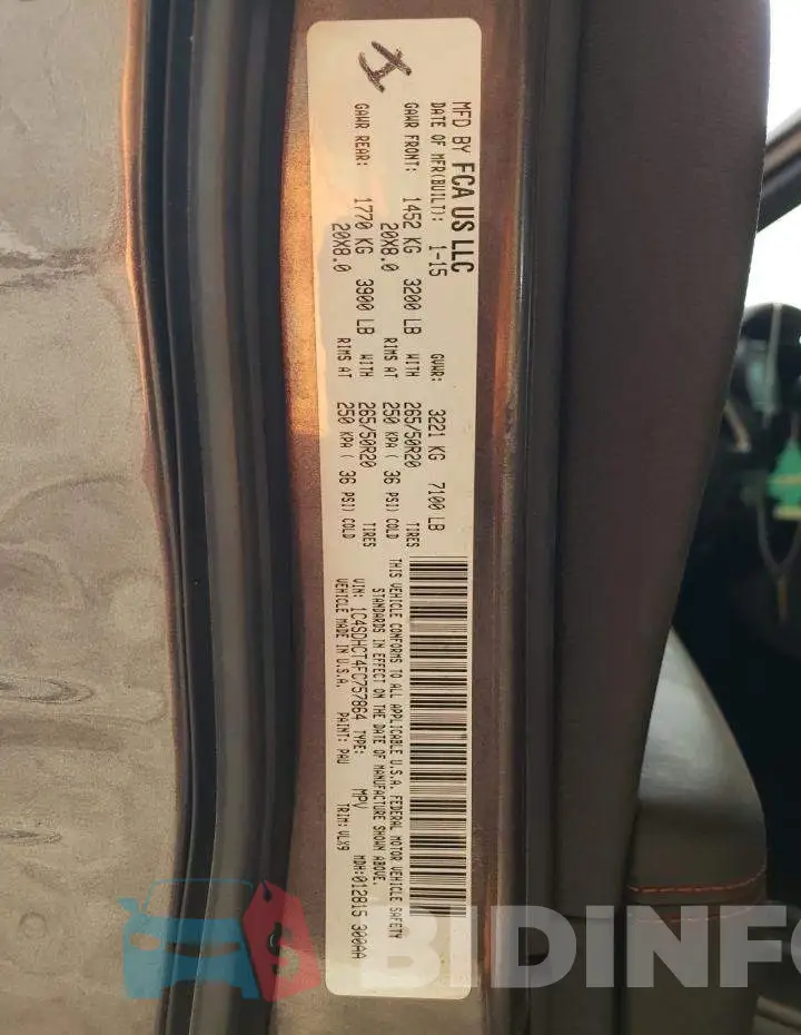 1C4SDHCT4FC757864 Photo# 14