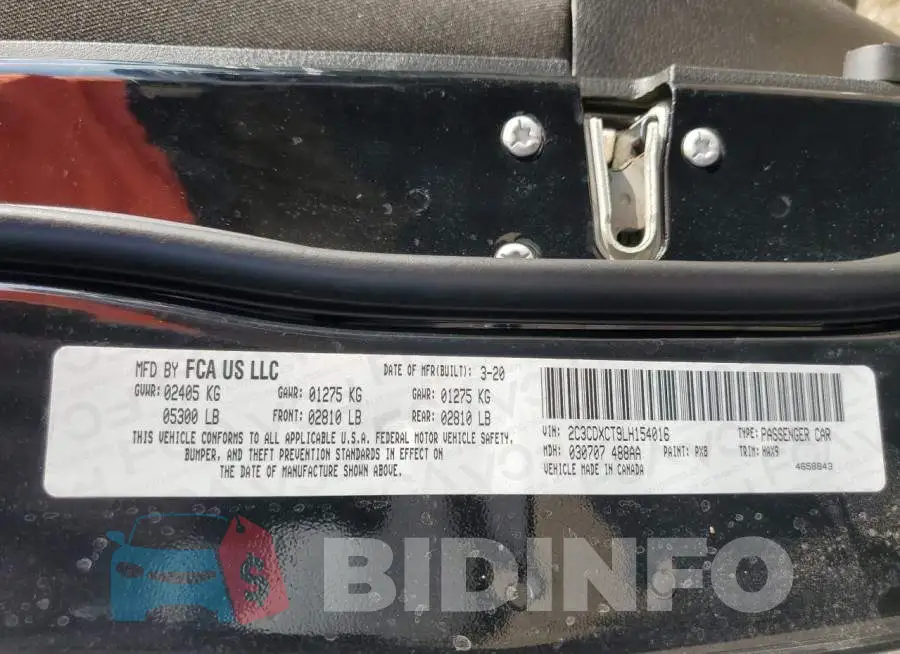 2C3CDXCT9LH154016 Photo# 13