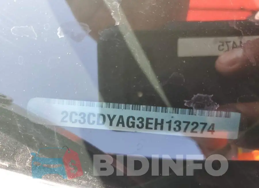 2C3CDYAG3EH137274 Photo# 13