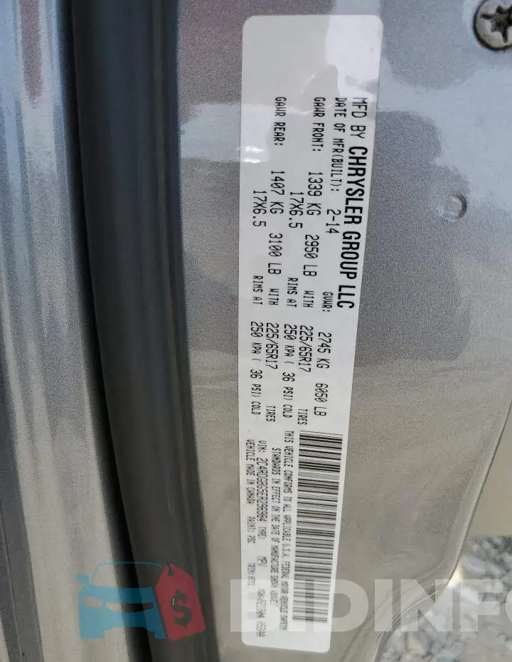 2C4RDGBG5ER296984 Photo# 13