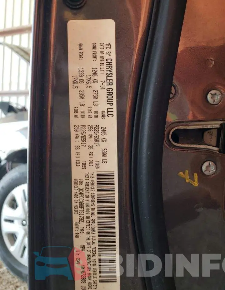 3C4PDCAB8FT517921 Photo# 13
