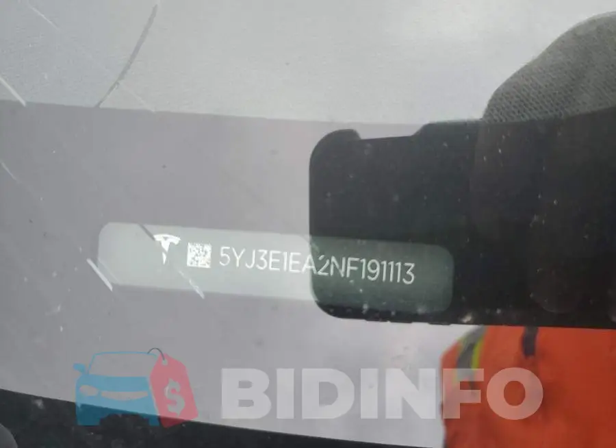 5YJ3E1EA2NF191113 Photo# 12
