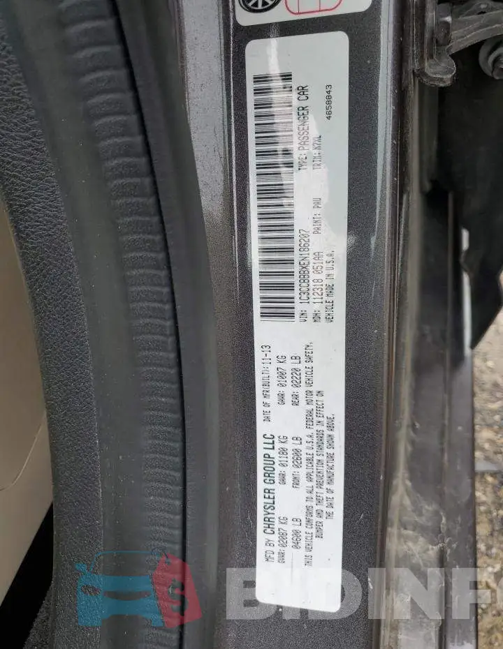 1C3CCBBBXEN186207 Photo# 13