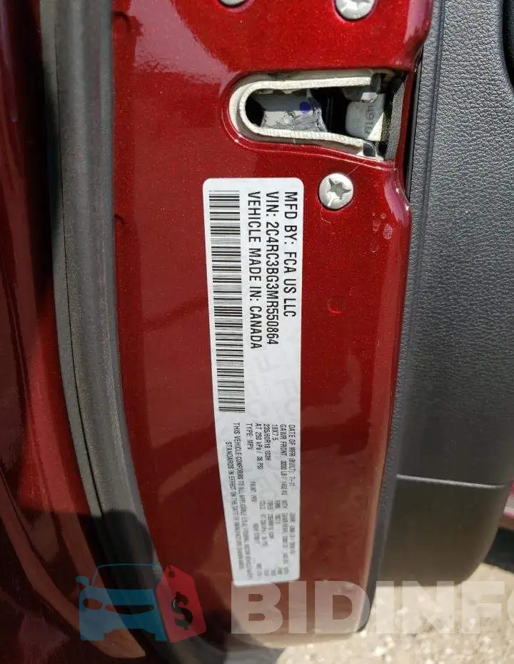 2C4RC3BG3MR550864 Photo# 13