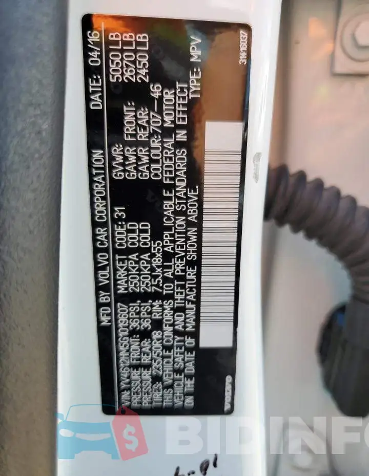 YV4612HM5G1019607 Photo# 12