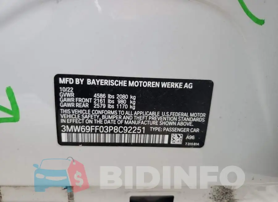 3MW69FF03P8C92251 Photo# 13